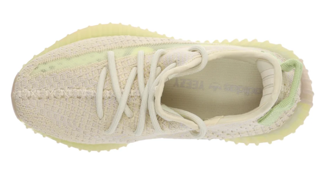 adidas Men's Yeezy Boost 350 V2 'Cream / Pale Green' Sneakers