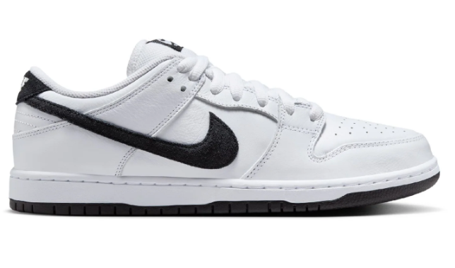 Nike SB Dunk Low Pro Skate Shoes – White / Black