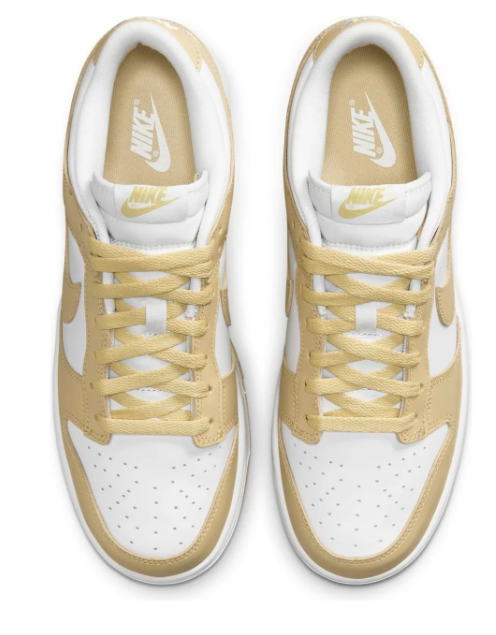 Nike Dunk Low Sneakers – Team Gold / White