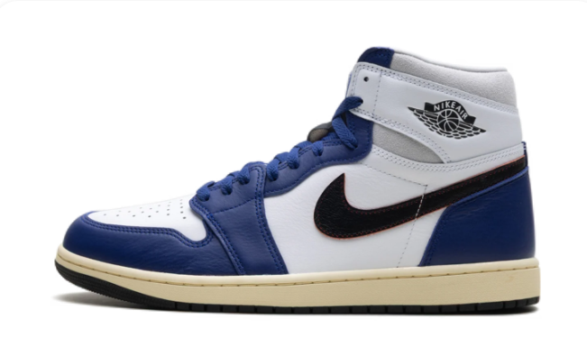Air Jordan 1 High OG 'Rare Air Deep Royal Blue' Sneakers (DZ5485-100)