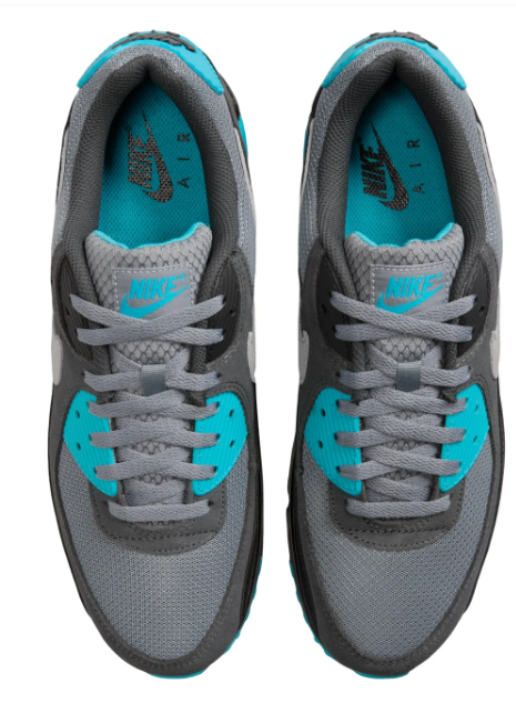 Nike Air Max 90 Men’s Sneakers – Cool Grey / Dusty Cactus / Black