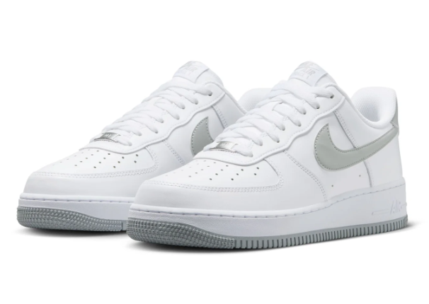 Nike Air Force 1 Low '07 LV8 'White/Wolf Grey' Men's Sneakers (114)