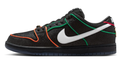 Nike SB Dunk Low Pro QS Skate Shoes – Black / White / Challenge Red