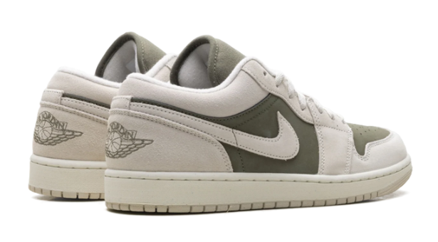 Air Jordan 1 Low SE 'Medium Olive / Sail' Sneakers (HV4089-201)