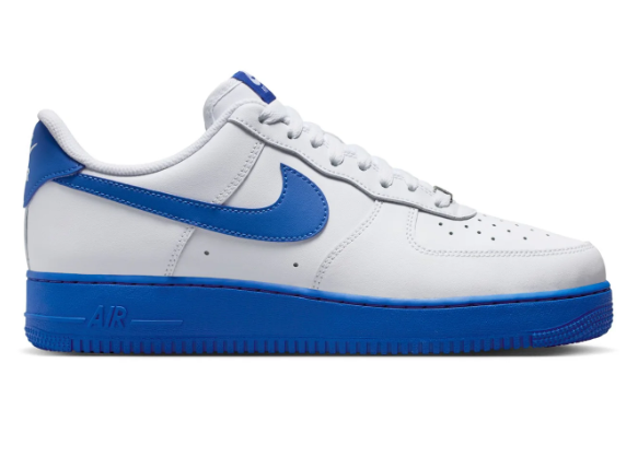 Nike Air Force 1 Low '07 'White/Game Royal' Men's Sneakers (114)