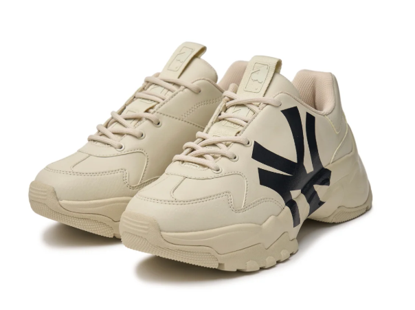 MLB Big Ball Chunky A NY Yankees Sneakers – Beige