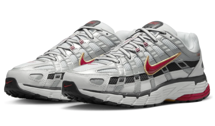 Nike Women's P-6000 CNPT 'Metallic Silver Red' Sneakers (BV1021-101)