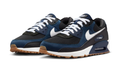 Nike Men's Air Max 90 'Diffused Blue / Obsidian / White' Sneakers