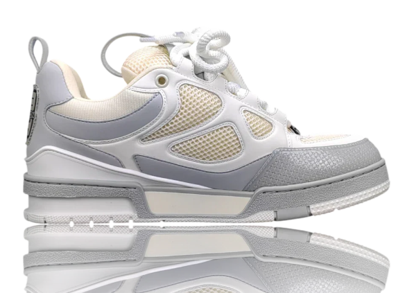 Skate-Inspired Sneakers – Grey