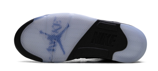 Air Jordan 5 Retro x Awake NY 'Black / Racer Blue' Sneakers (DV4982-004)