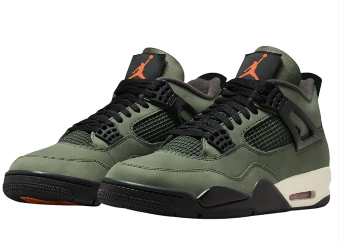 Air Jordan 4 x Undefeated 'Deep Green' 2025 Sneakers (IB1519-200)
