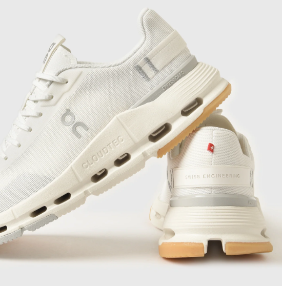 On Cloudnova Form 2 Women’s Sneakers – Off-White / Grey / Gum