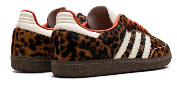 adidas Samba OG Women’s Sneakers – Leopard / Cream / Orange