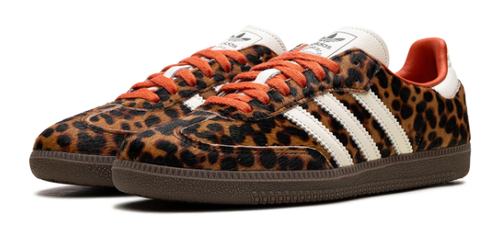 adidas Samba OG Women’s Sneakers – Leopard / Cream / Orange