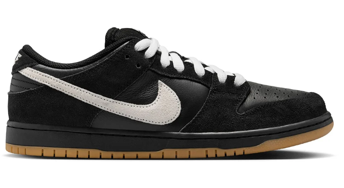 Nike SB Dunk Low Pro Skate Shoes – Black / White
