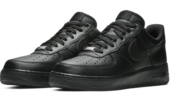 Nike Air Force 1 ’07 Men’s Sneakers – Triple Black