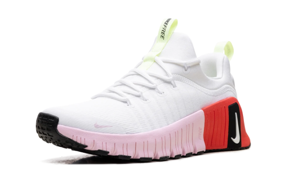 Nike Free Metcon 6 Women’s Training Shoes – White / Barely Volt / Bright Crimson / Pink Foam