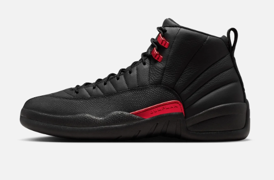Air Jordan 12 Retro 'Bloodline' Sneakers - Black / Varsity Red