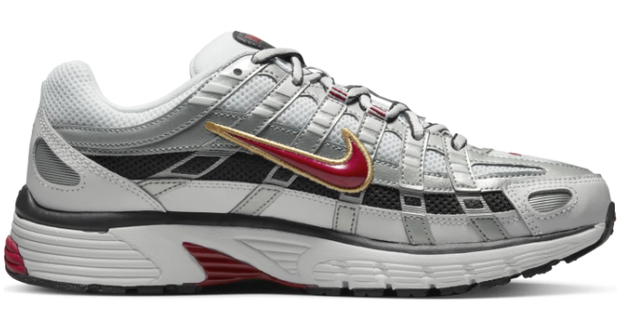 Nike Women's P-6000 CNPT 'Metallic Silver Red' Sneakers (BV1021-101)