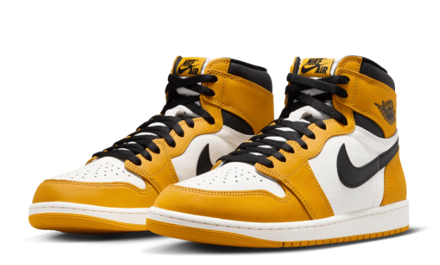 Air Jordan 1 Retro High OG Men's 'Yellow Ochre' Sneakers
