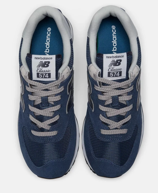 New Balance 574 Core Sneakers – Navy / White (ML574EVN)