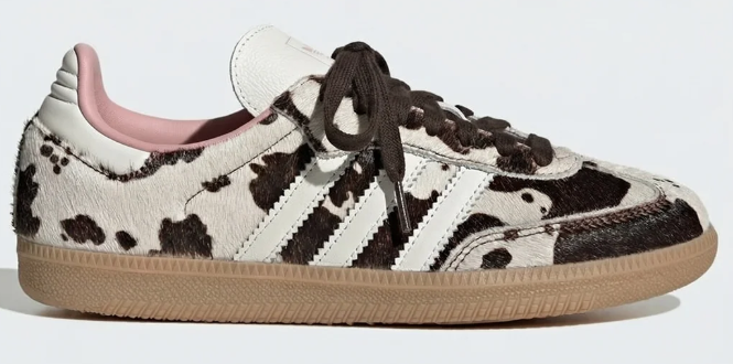 adidas Women's Samba 'Cow Print' Sneakers