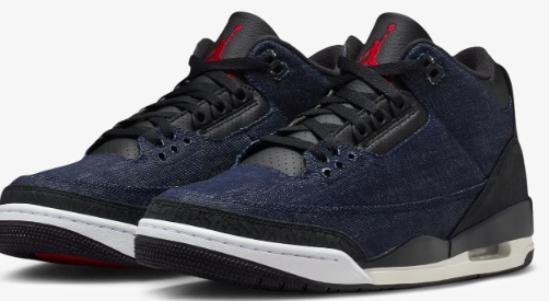 Jordan x Levi’s® Air Jordan 3 Retro – Indigo / Gym Red