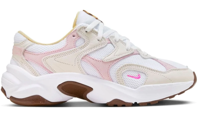 Nike Women's AL8 'White Pink Brown' Sneakers (HM3691-130)