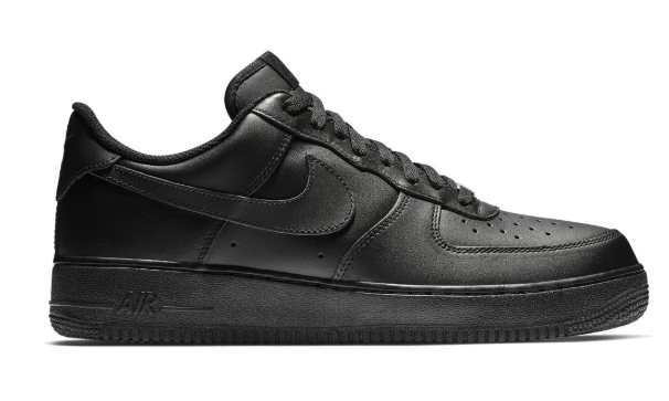 Nike Air Force 1 ’07 Men’s Sneakers – Triple Black
