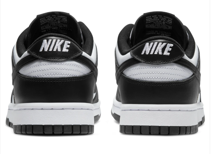 Nike Dunk Low Retro Men’s Sneakers – Panda Black / White