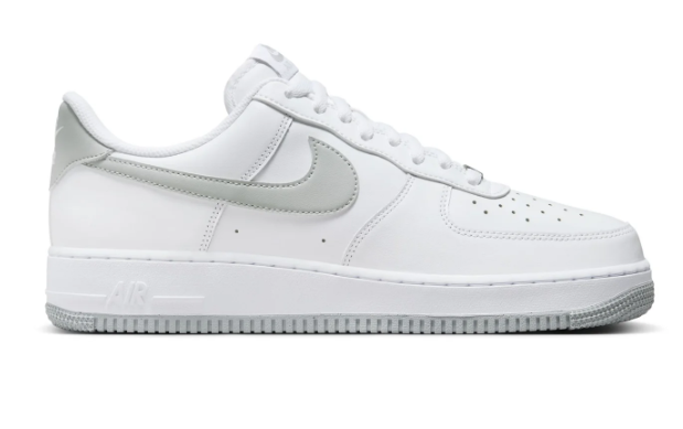 Nike Air Force 1 Low '07 LV8 'White/Wolf Grey' Men's Sneakers (114)