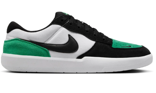 Nike SB Force 58 Skate Shoes – White / Black / Stadium Green