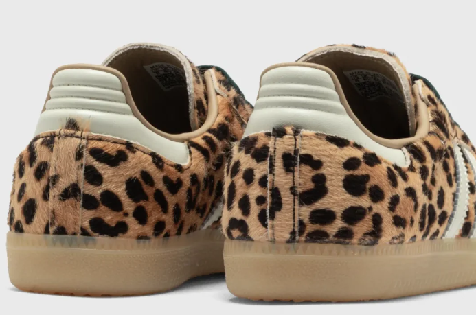 adidas Women's Samba OG 'Leopard / Magic Beige / Ivory' Sneakers