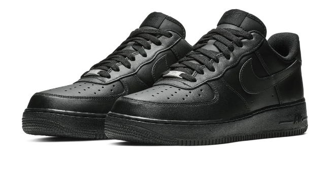 Nike Air Force 1 ’07 Men’s Sneakers – Triple Black