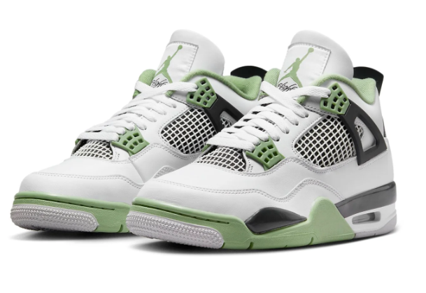 Women's Air Jordan 4 Retro 'Seafoam' Sneakers (AQ9129-103)