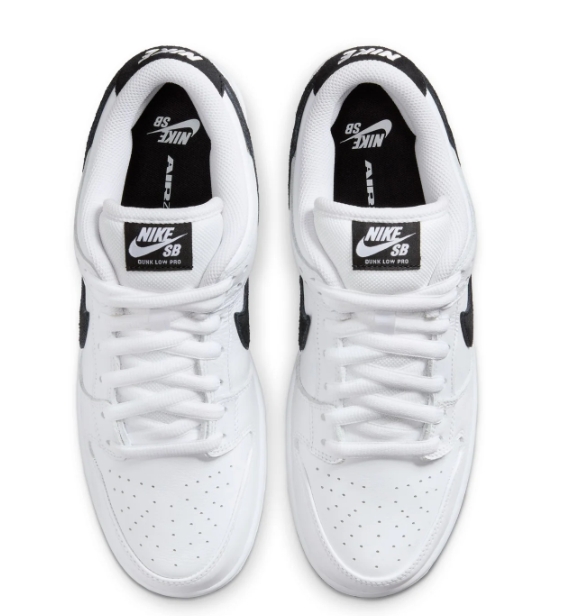 Nike SB Dunk Low Pro Skate Shoes – White / Black