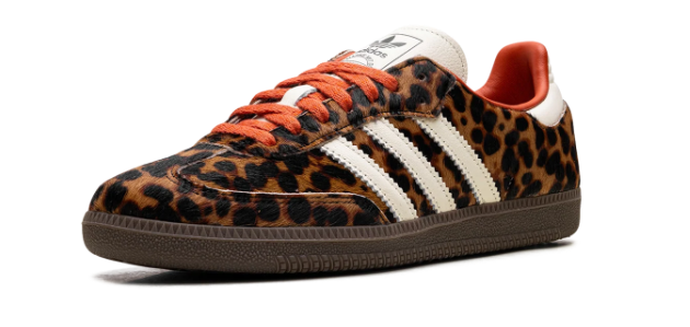 adidas Samba OG Women’s Sneakers – Leopard / Cream / Orange