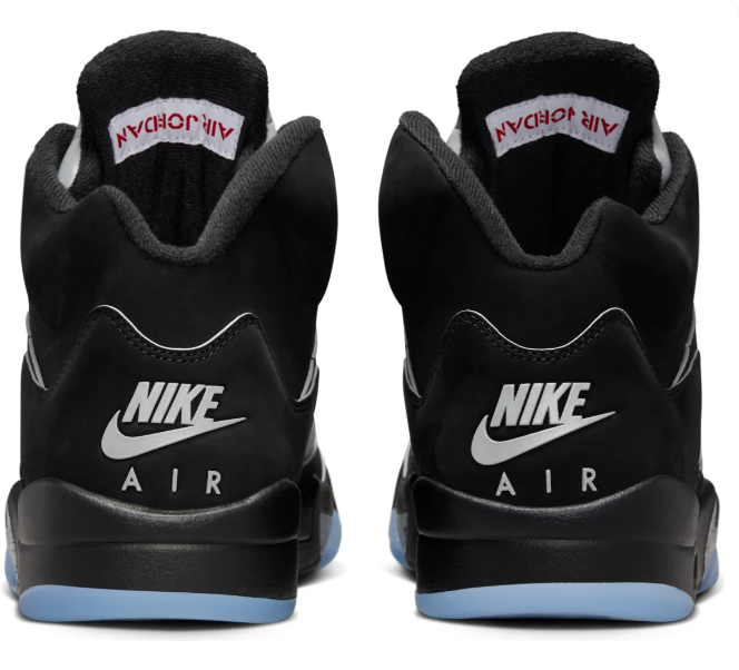Air Jordan 5 Retro OG 'Black Metallic Reimagined' Sneakers (HF3975-001)