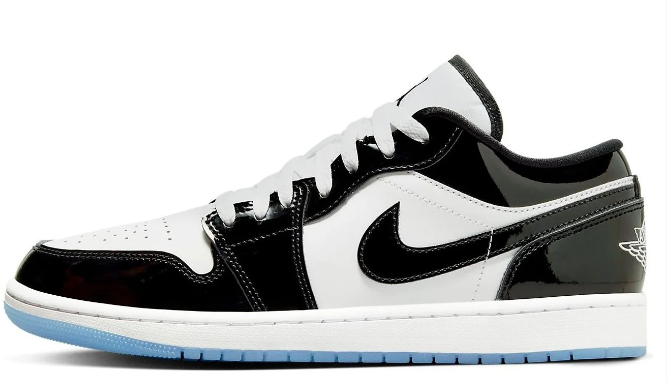 Air Jordan 1 Low SE 'Black / White / Concord' Sneakers