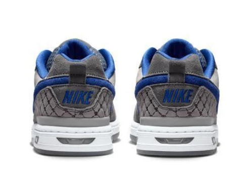 Nike SB Paul Rodriguez P-Rod Zoom Air Low Skate Shoes – Flint Grey / Deep Royal Blue