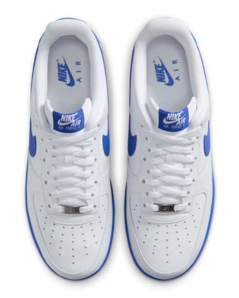 Nike Air Force 1 Low '07 'White/Game Royal' Men's Sneakers (114)