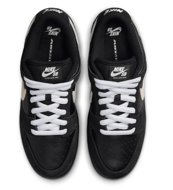 Nike SB Dunk Low Pro Skate Shoes – Black / White