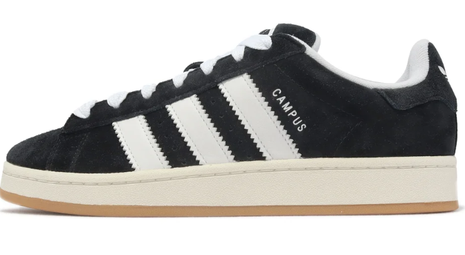 adidas Campus 00s 'Black / White / Gum' Sneakers (HQ8708)